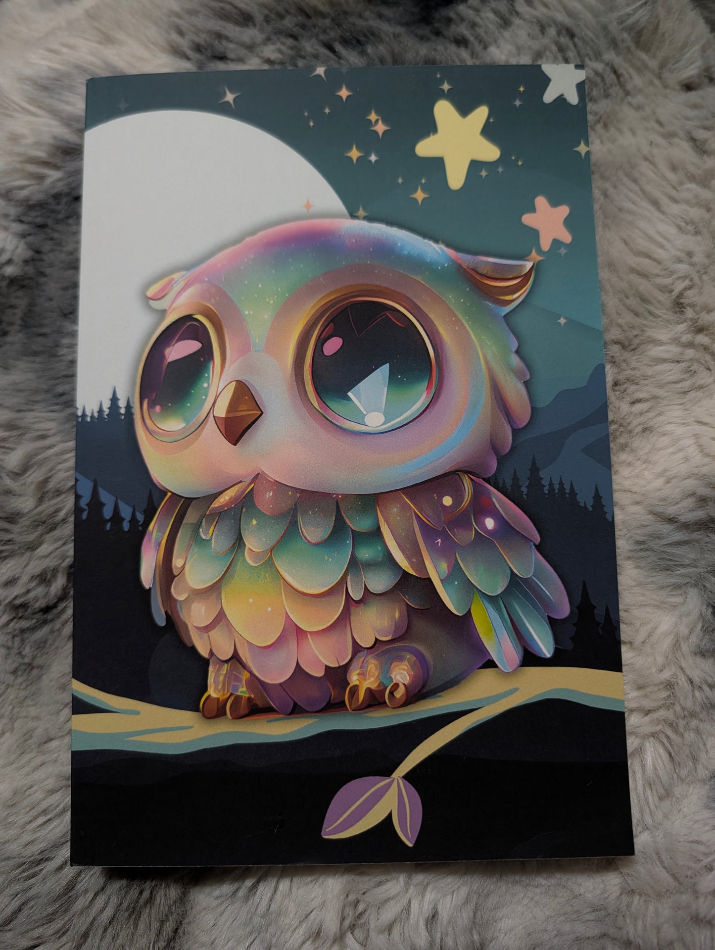 Rainbow Owl Notebook